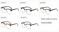 Yoovos Eyeglasses Frames Luxury Glasses Frame Men Brand Design Okulary Men Clear Lens Eyewear Optical Spectacle Metal Eyeglasses