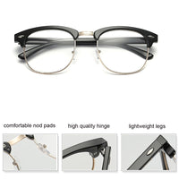 Yoovos Eyeglasses Frames Luxury Glasses Frame Men Brand Design Okulary Men Clear Lens Eyewear Optical Spectacle Metal Eyeglasses