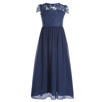 Original Chiffon Floral Lace Cap Sleeves Flower Girls Dress Princess Birthday Party Dress For Wedding Pageant Princess Dress Vestidos DIGITAL OFFICE ELECTRONIC