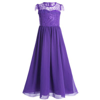 Original Chiffon Floral Lace Cap Sleeves Flower Girls Dress Princess Birthday Party Dress For Wedding Pageant Princess Dress Vestidos DIGITAL OFFICE ELECTRONIC