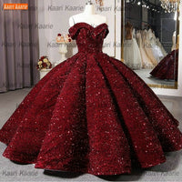 Original Dubai Lace Up Sequined Wedding Dresses 2022 Sweetheart Luxury Wedding Gowns Arabic Custom Made Bridal Dress Long Robe De Mariee DIGITAL OFFICE ELECTRONIC