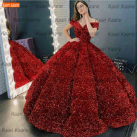 Original Dubai Lace Up Sequined Wedding Dresses 2022 Sweetheart Luxury Wedding Gowns Arabic Custom Made Bridal Dress Long Robe De Mariee DIGITAL OFFICE ELECTRONIC