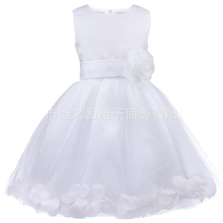 Original Princess Tulle Flower Girl Dress Bows Sashes Children First Communion Dress Ball Gown Wedding Party Dress Runway Show Pageant DIGITAL OFFICE ELECTRONIC
