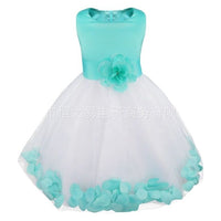 Original Princess Tulle Flower Girl Dress Bows Sashes Children First Communion Dress Ball Gown Wedding Party Dress Runway Show Pageant DIGITAL OFFICE ELECTRONIC