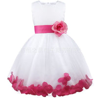 Original Princess Tulle Flower Girl Dress Bows Sashes Children First Communion Dress Ball Gown Wedding Party Dress Runway Show Pageant DIGITAL OFFICE ELECTRONIC
