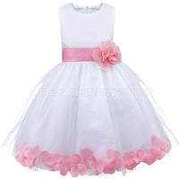 Original Princess Tulle Flower Girl Dress Bows Sashes Children First Communion Dress Ball Gown Wedding Party Dress Runway Show Pageant DIGITAL OFFICE ELECTRONIC