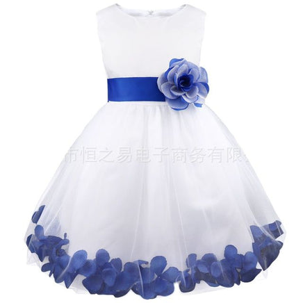 Original Princess Tulle Flower Girl Dress Bows Sashes Children First Communion Dress Ball Gown Wedding Party Dress Runway Show Pageant DIGITAL OFFICE ELECTRONIC
