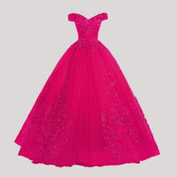 QUINCEANERA - Original Dresses 2024 New Elegant Boat Neck Luxury Lace Embroidery Vestidos De 15 Anos Party Prom Vintage Quinceanera Gown F DIGITAL OFFICE ELECTRONIC