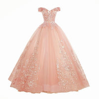 QUINCEANERA - Original Dresses 2024 New Elegant Boat Neck Luxury Lace Embroidery Vestidos De 15 Anos Party Prom Vintage Quinceanera Gown F DIGITAL OFFICE ELECTRONIC
