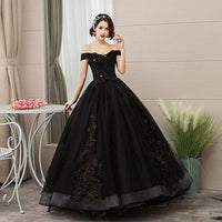 QUINCEANERA - Original Dresses 2024 New Elegant Boat Neck Luxury Lace Embroidery Vestidos De 15 Anos Party Prom Vintage Quinceanera Gown F DIGITAL OFFICE ELECTRONIC