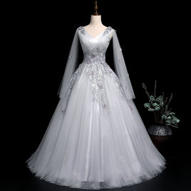 VESHJA DASMES - Original 2024 New Sexy V-neck Ball Gown Vintage Quinceanera Dresses Luxury Embroidery Robe De Soiree Party Quinceanera Dress DIGITAL OFFICE ELECTRONIC